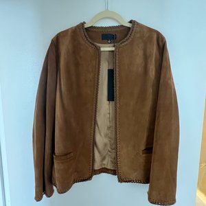 NWT Nili Lotan Grace Suede Jacket (Size Medium)